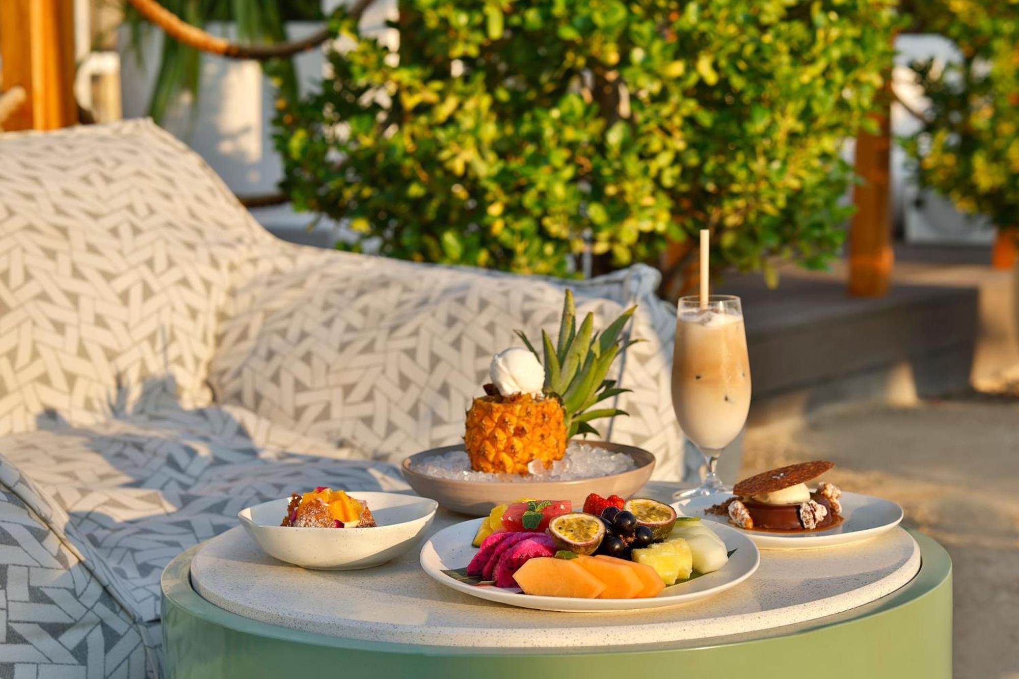 Marriott Resort Palm Jumeirah, 두바이 외부 사진 A fruit salad