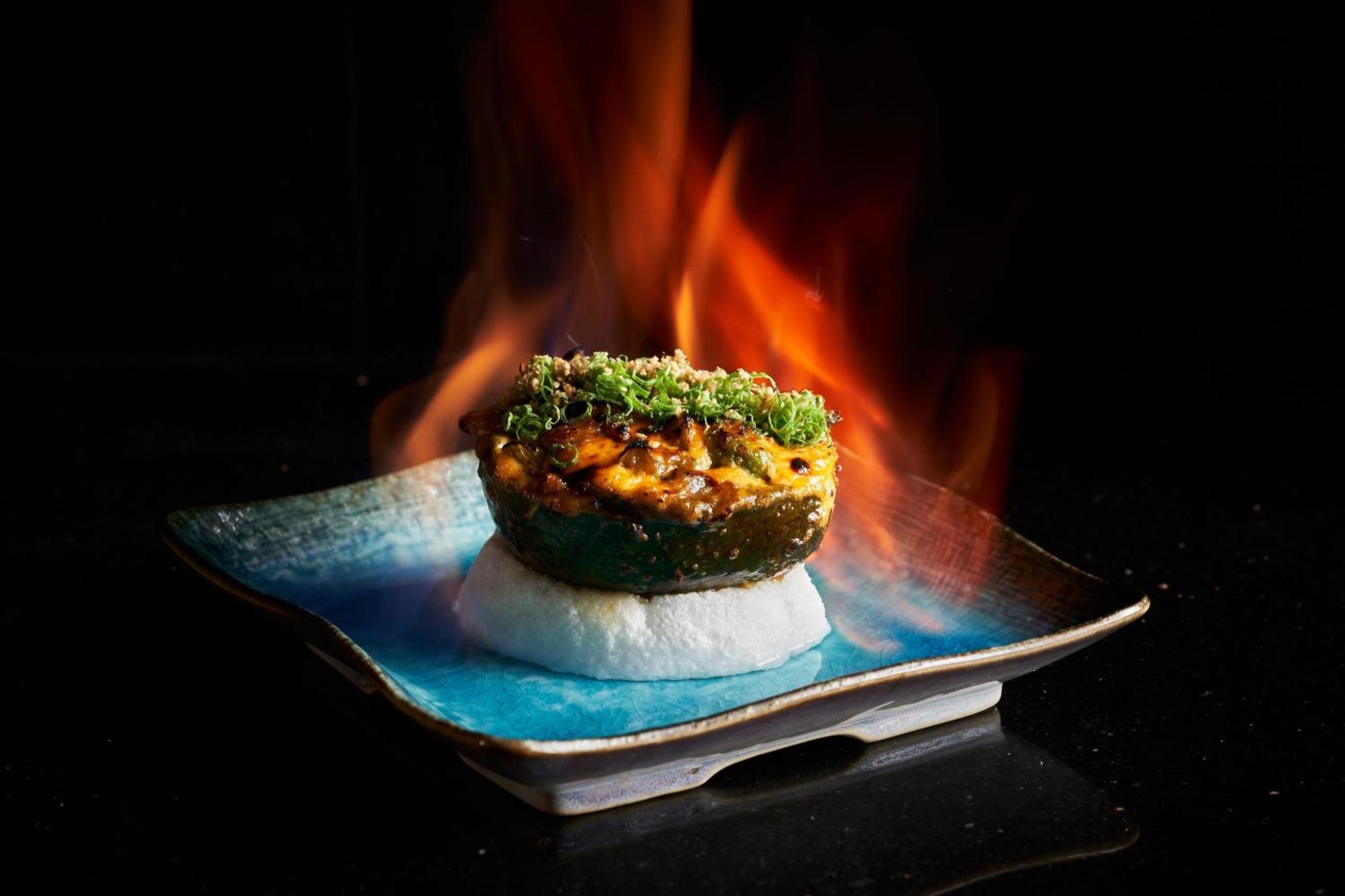 Marriott Resort Palm Jumeirah, 두바이 외부 사진 A flaming scallop