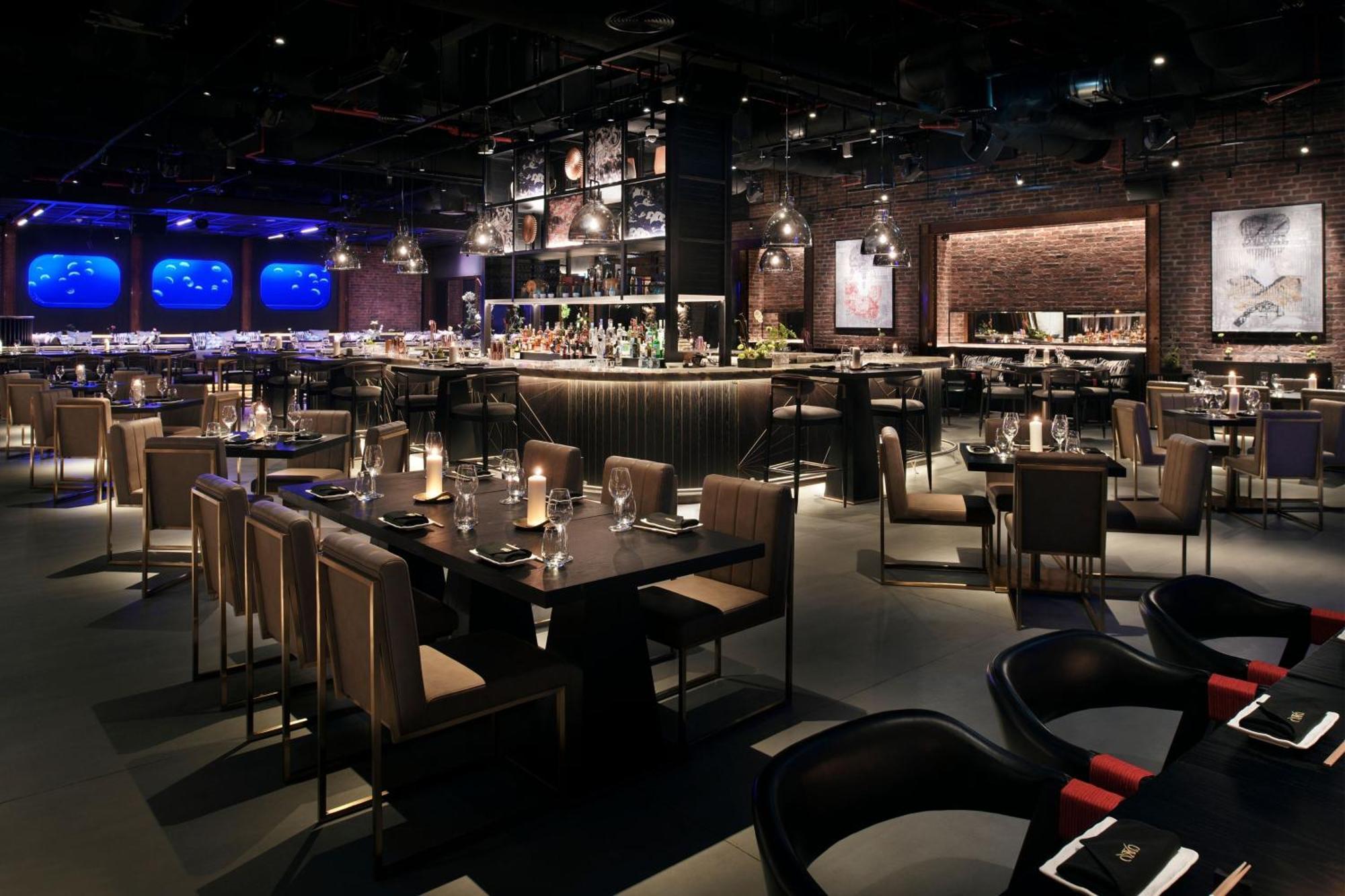 Marriott Resort Palm Jumeirah, 두바이 외부 사진 The interior of the restaurant