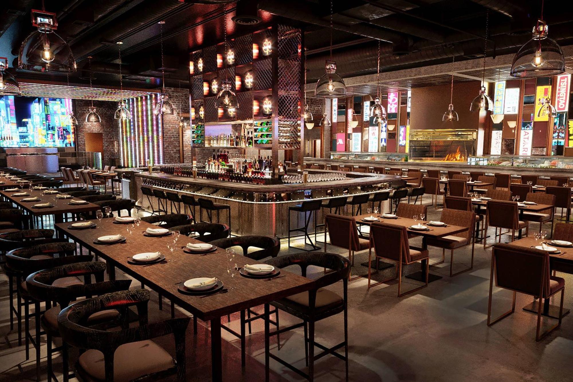 Marriott Resort Palm Jumeirah, 두바이 외부 사진 Interior of a restaurant in Hong Kong